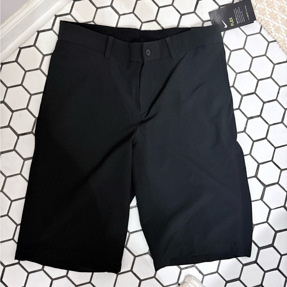 Nike Boy’s Classic Black Golf Shorts NWT